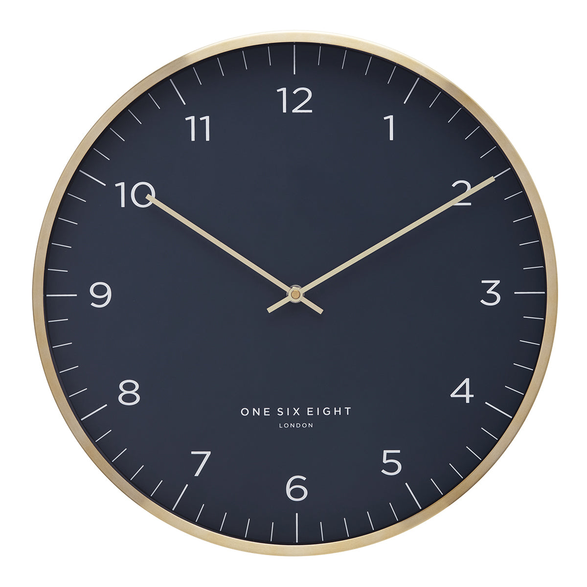 HENRY 40cm Petrol Blue Silent Wall Clock