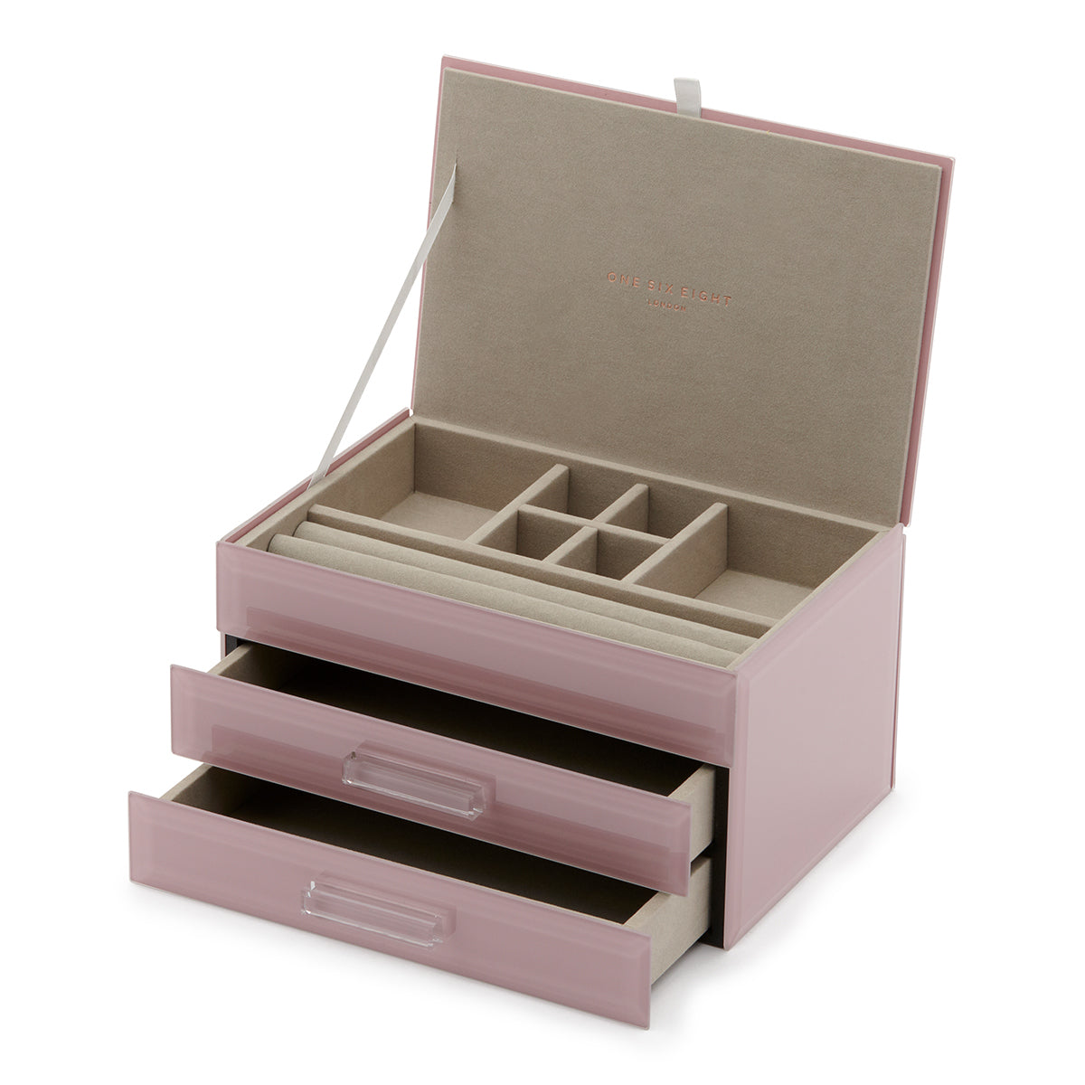 GABRIELLA Dusty Rose Medium Jewellery Box