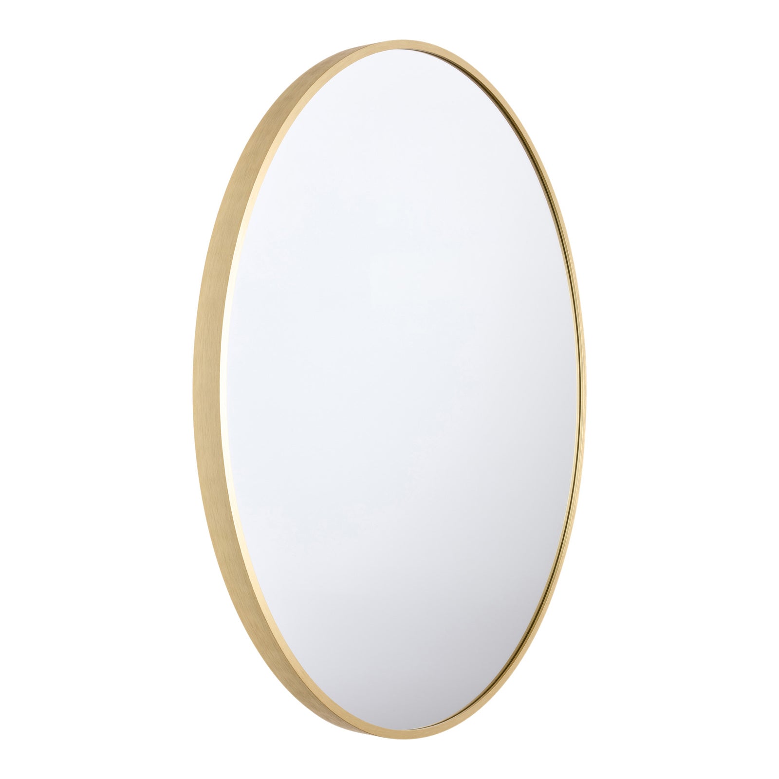 STACEY 60cm Champagne Gold Aluminium Mirror